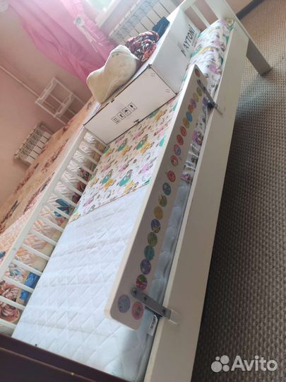 Детская кровать IKEA с матрасом