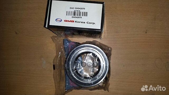 Подшипник ступицы hyundai gh042070 GMB