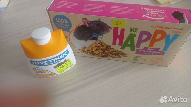 Корм и шампунь для крыс