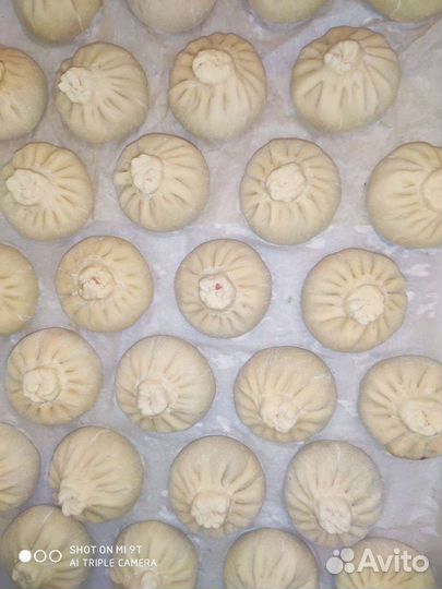 Манты из рубленной говядины