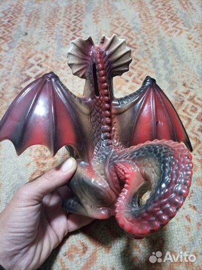 Дракон, копилка, керамика