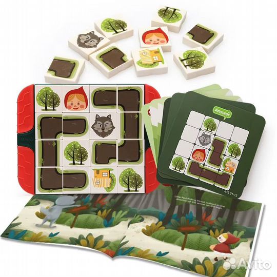 Развивающая игра Красная Шапочка