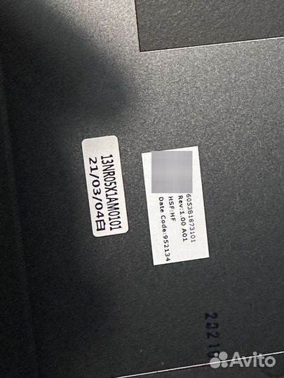 Верхняя часть матрицы в сборе для asus fx516