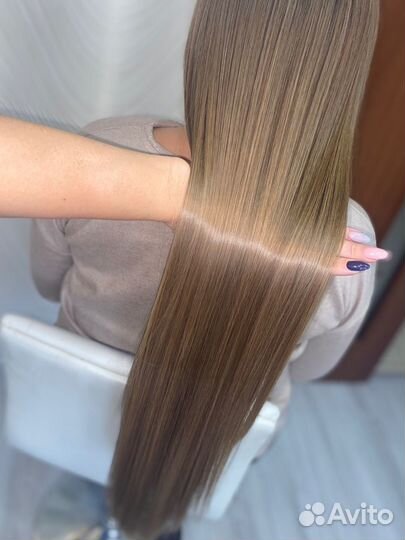 Ботокс волос, кератиновое выпрямление