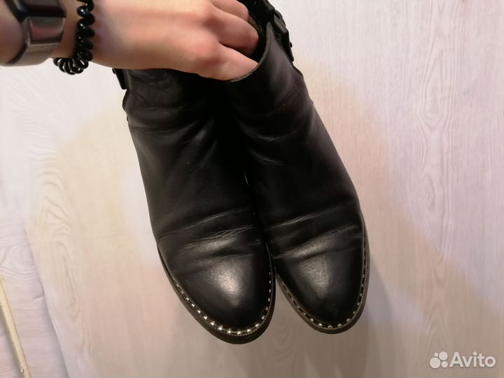 Полусапоги демисезонные натуральная кожа