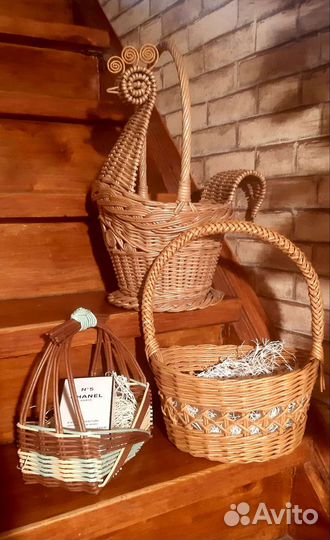 Корзина плетеная