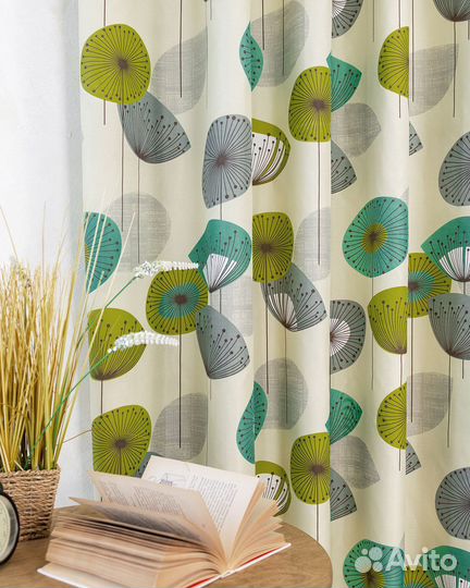 Комплект Шторы + тюль Мави 480x270 вуаль 300x270