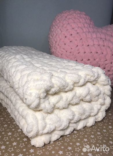 Плед плюшевый, одеялко для новорожденных в подарок