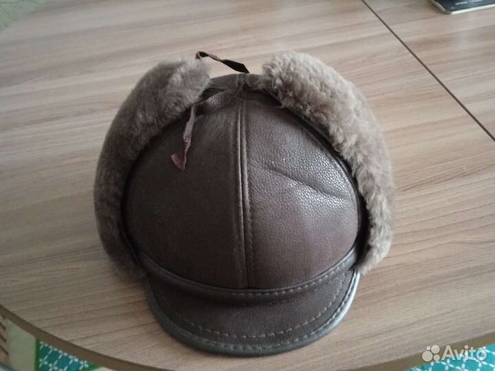 Меховая мужская зимняя шапка 58