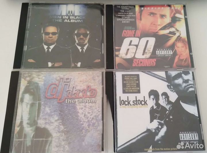 Cd зарубежная музыка: pop, rock, sound tracks