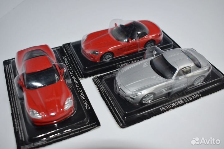 Суперкары Deagostini модели 1:43