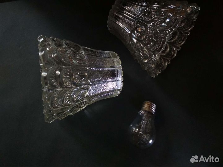 Плафоны для люстры СССР 2шт