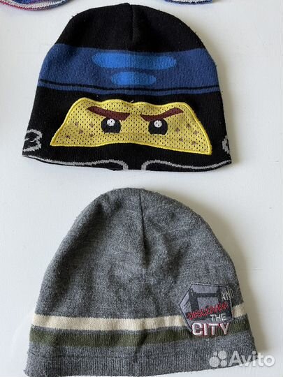 Шапки теплые на осень-зиму на мальчика 4-8 лет