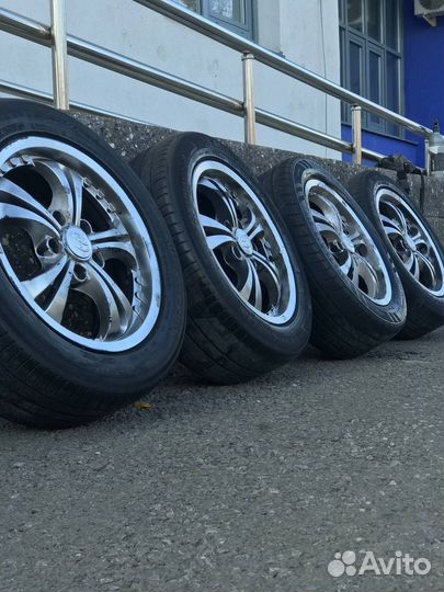 Литые диски R16 5x114.3. Колеса в сборе