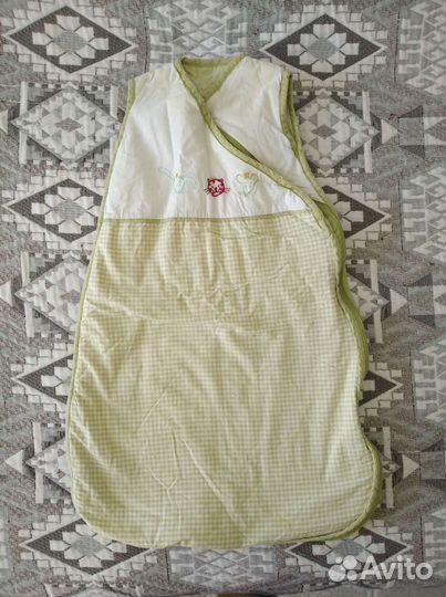 Конверт для пеленания на молнии, теплый