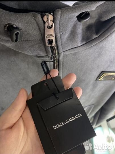 Толстовка зип худи dolce gabbana (QR код)