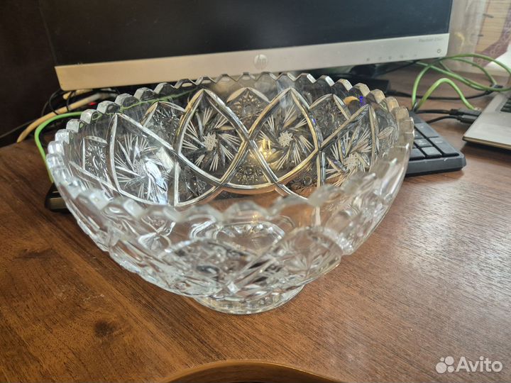 Хрустальный салатник