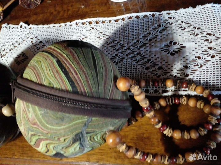 Кокосовая сумка. Можно использ.как косметичку