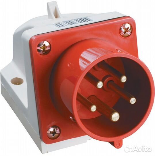 Вилка стационарная iEK 525 3P + PE + N с заземлени