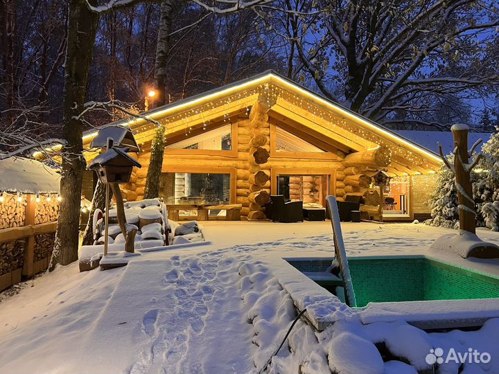 Русская баня на дровах