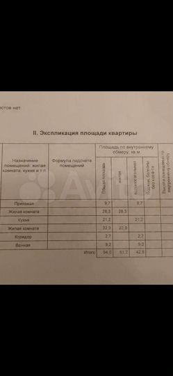 2-к. квартира, 94 м², 4/4 эт.