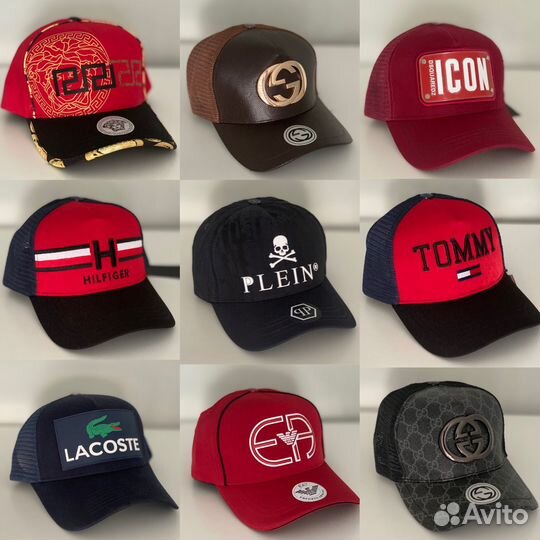 Бейсболка кепка разных брендов (premium)