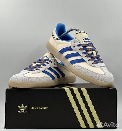 Кроссовки мужские Adidas Samba & Wales Bonner