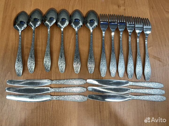 Ложки ножи вилки нержавейка, Нытва серия Дубрава