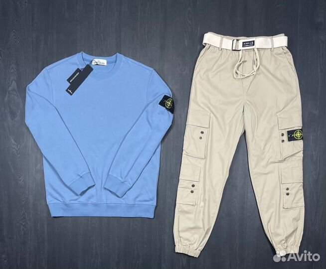 Костюм свитшот и джогеры Stone Island