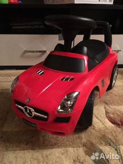 Машина-каталка, детский мотоцикл и прыгун лошадка