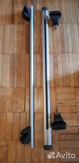 Багажник (поперечины) на рейлинги skoda yeti