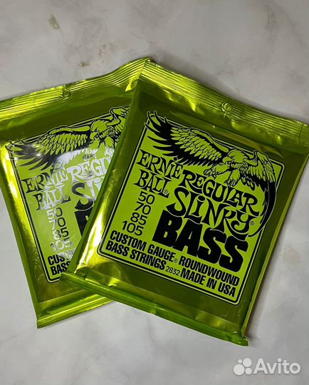 Струны Ernie Ball 2832 для бас-гитары 50-105