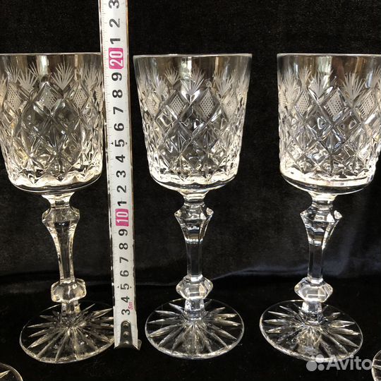 Фужеры для вина. гхз. Хрусталь