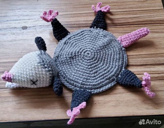 Подставка под кружку опоссум (ручная работа)