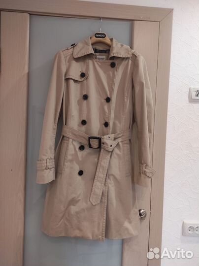 Тренч плащ esprit хлопок