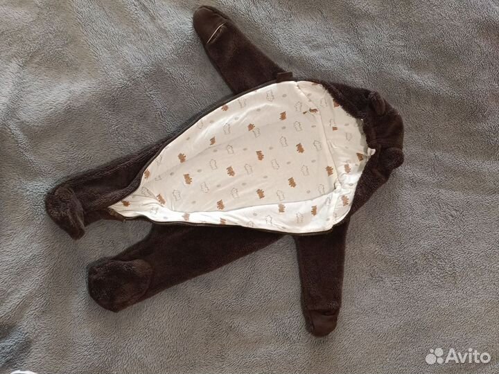 Плюшевый комбинезон 68