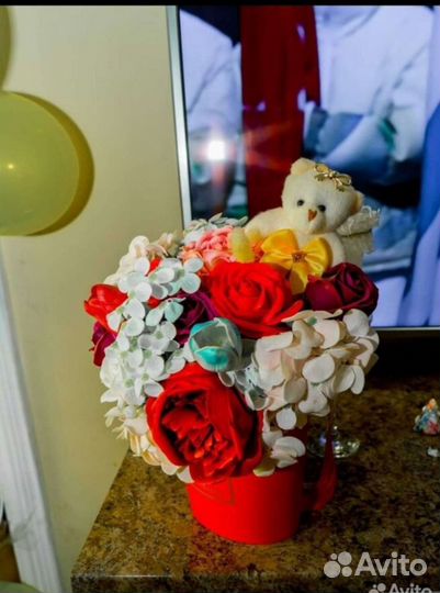 Цветы из мыла