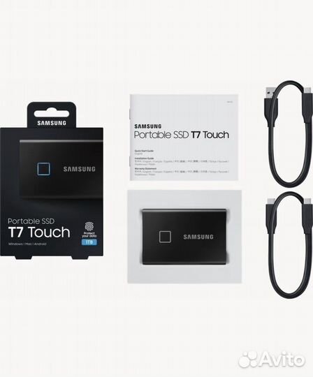 Внешний SSD-накопитель 1Tb Samsung T7 Touch