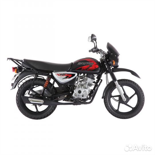 Мотоцикл Bajaj Boxer BM 125 X 5кпп черный