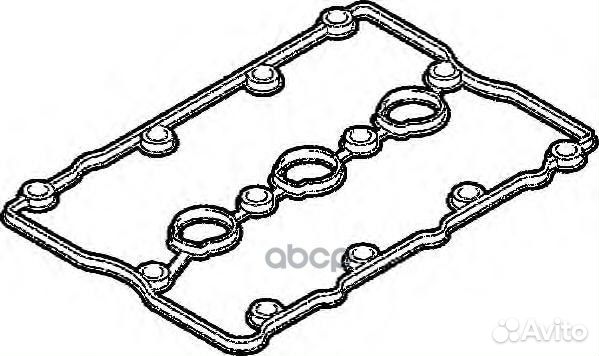 Прокладка крышки гбц полиакриловый каучук 49346