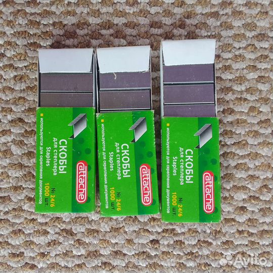 Скобы для степлера