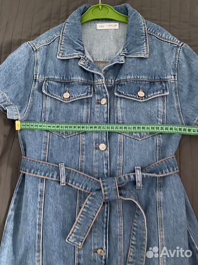 Джинсовое платье zara