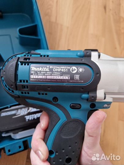 Makita DHP451 ударная дрель-шуруповерт