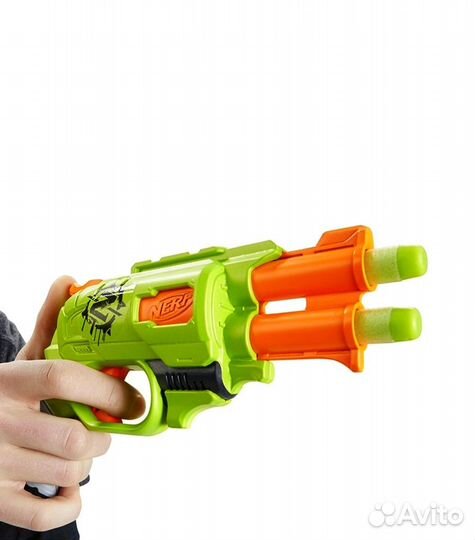 Бластер Nerf Зомби Двойная Атака (A6562)