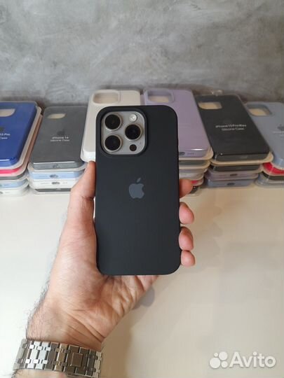 Чехол на iPhone 15/14/13/12/pro/pro max Silicon