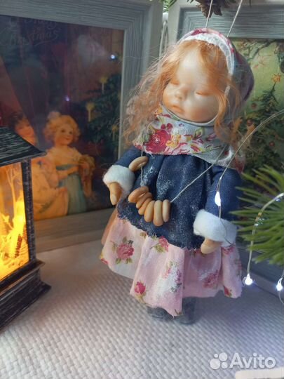 Интерьерная кукла ручной работы