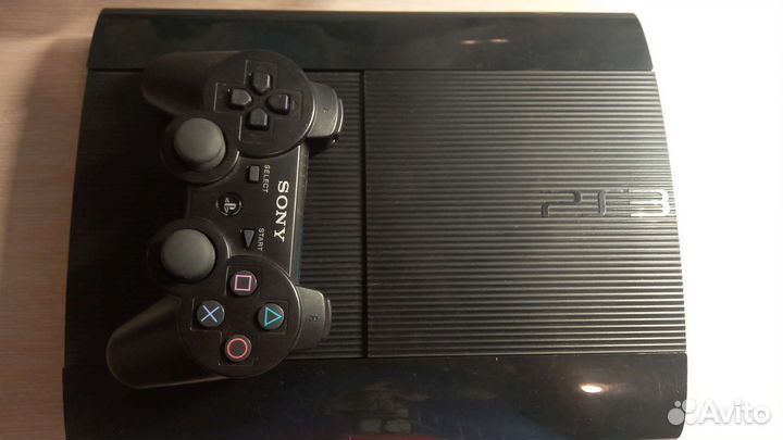 Игровая приставка ps3 super slim прошитая