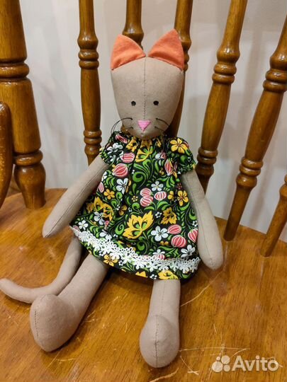 Игрушка кот, кошка, ручная работа