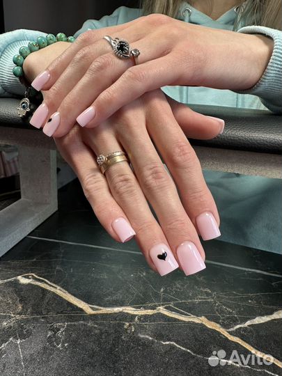 Маникюр Наращивание ногтей, гель лак