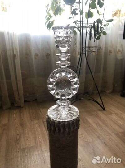 Хрустальный подсвечник